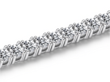 6.00ct Simulated Diamond Tennis Bracelet, 925 Sterling Silver