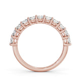 Half Eternity Ring, Round Cut Classic Design