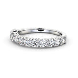 Half Eternity Ring, Round Cut Classic Design