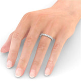 Half Eternity Ring, Round Cut Classic Design