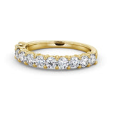 Half Eternity Ring, Round Cut Classic Design