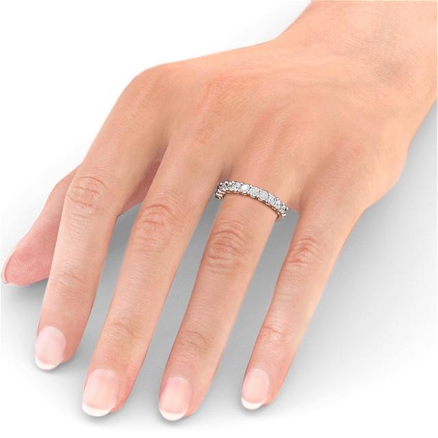 Half Eternity Ring, Round Cut Classic Design