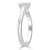 1.00ct  Princess Cut Moissanite Engagement Ring, Classic Style,  Available in White Gold, Platinum, Rose Gold or Yellow Gold