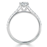 1.00ct  Cushion Cut Moissanite Engagement Ring, Classic Style,  Available in White Gold, Platinum, Rose Gold or Yellow Gold