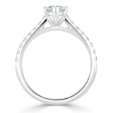 Lab-Diamond Marquise Cut Engagement Ring, Classic Style, Choose Your Stone Size and Metal