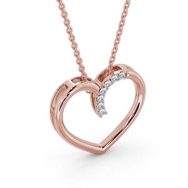 Heart Shaped Pendant 0.20ct