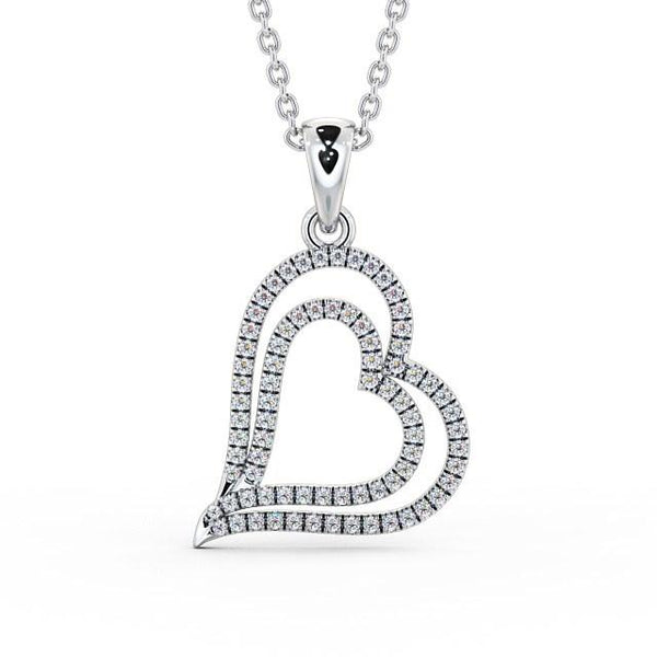 Heart Shaped Pendant 0.60ct