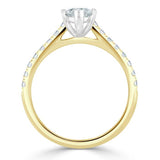 Lab-Diamond Marquise Cut Engagement Ring, Classic Style, Choose Your Stone Size and Metal