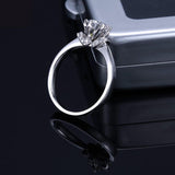 1.00ct Vintage Round Cut Moissanite Engagement Ring, Available in White Gold or Platinum