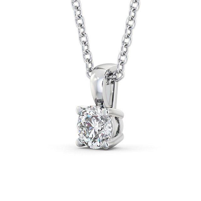 Round Cut Classic Solitaire Pendant