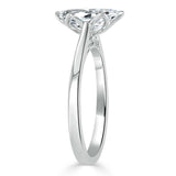 Lab-Diamond Marquise Cut Engagement Ring, Classic Design, Choose Your Stone Size and Metal