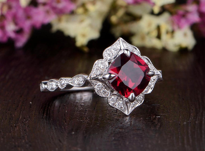 Ruby Engagement Rings | Fashion Rings for Wedding