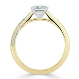 1.20ct  Princess Cut Moissanite Engagement Ring, Classic Style,  Available in White Gold, Platinum, Rose Gold or Yellow Gold